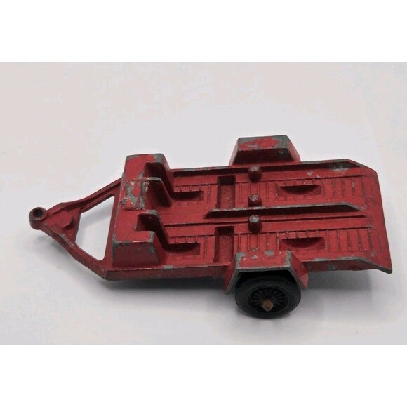 VINTAGE 1969 TOOTSIE TOY RED - TRAILER ONLY - Die-cast Scooter Motorcycle - Picture 5 of 10